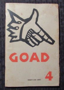 1953 GOAD #4 GD+ 2.5 Poetry Fanzine - Hedley Rexroth Ferling Gulick