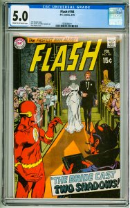 The Flash #194 (1970) CGC 5.0! Cream-OW Pages!