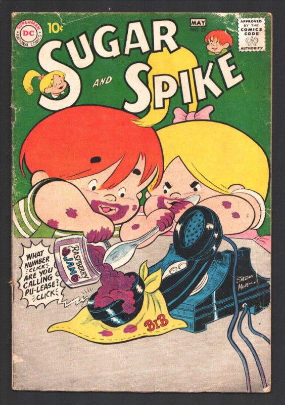 Sugar & Spike #22 1959-DC-Sheldon Mayer-Paper dolls-Page where you can fill i...