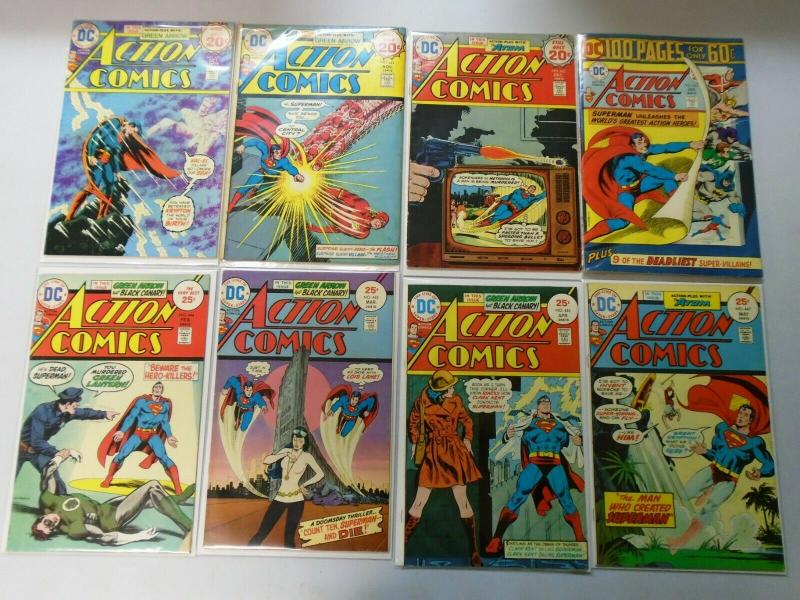 Early Bronze Age Action Comics Lot From:#384-447, 48 Diff. Avg 4.0 VG (1970-75)