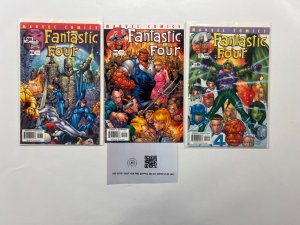3 Fantastic Four Marvel Comic Books # 44 45 46 Thor Defenders Avengers 26 SM10