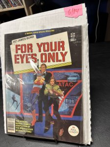 1981-FOR YOUR EYES ONLY-MARVEL SUPER SPECIAL MAG-007-#19-James Bond comics