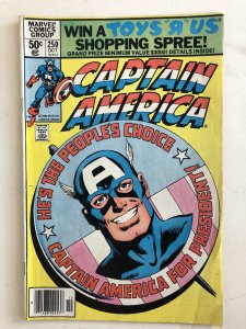 Captain America 250, VG, Capt.  is back!!