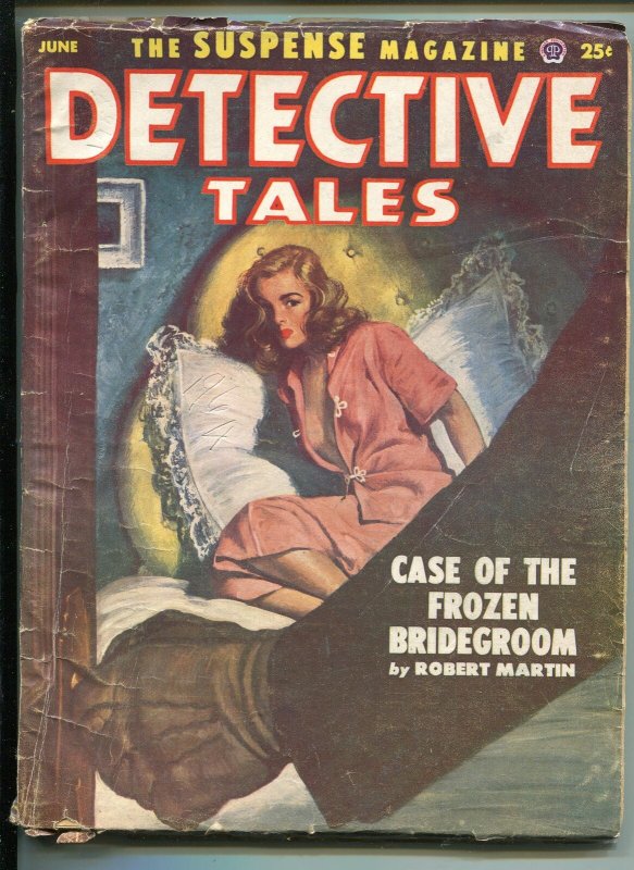 DETECTIVE TALES 06/1952-POPULAR PUBS-WEIRD MENACE-CRIME-PULP-HARD BOILED-vg+