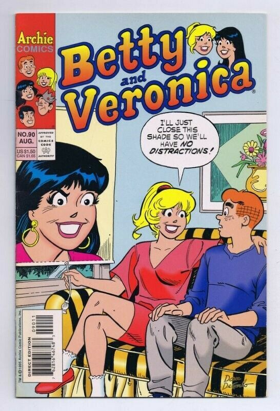 Betty And Veronica 90 Original Vintage 1995 Archie Comics Gga Comic Books Modern Age