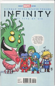 Infinity #5 Young Cover (2013) The Avengers