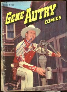 Gene Autry--#13--1948--COMIC BOOK--Dell--VG-