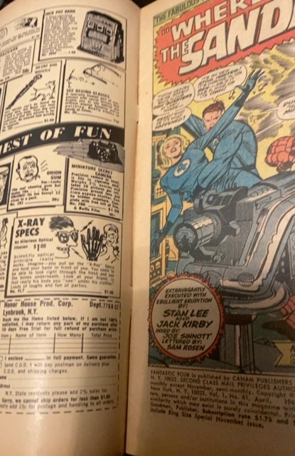 Fantastic Four #61 (1967)Sandman vs ff4
