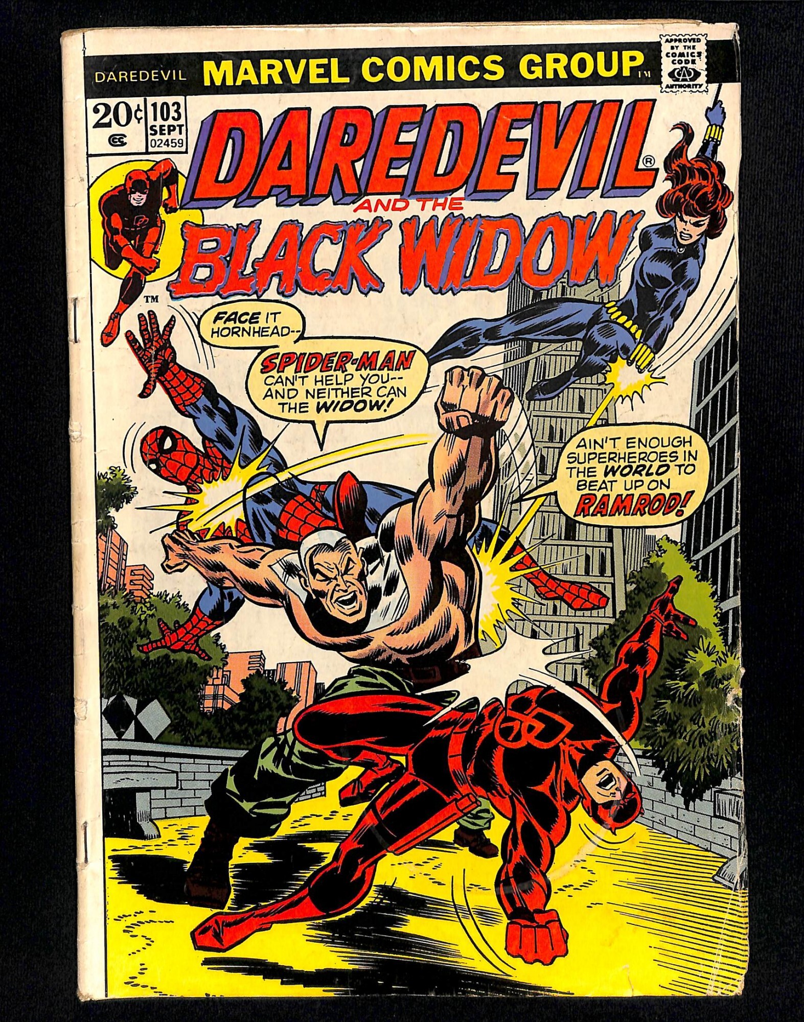 Daredevil Daredevil Black Widow Spider Man Comic Books Bronze Age Marvel Daredevil