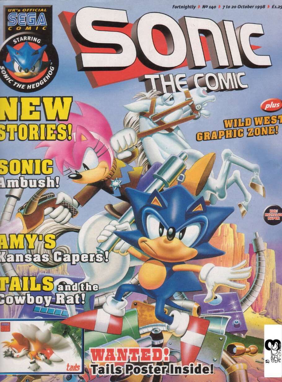 Sonic the Comic #144 VF ; Fleetway Quality Comic Book