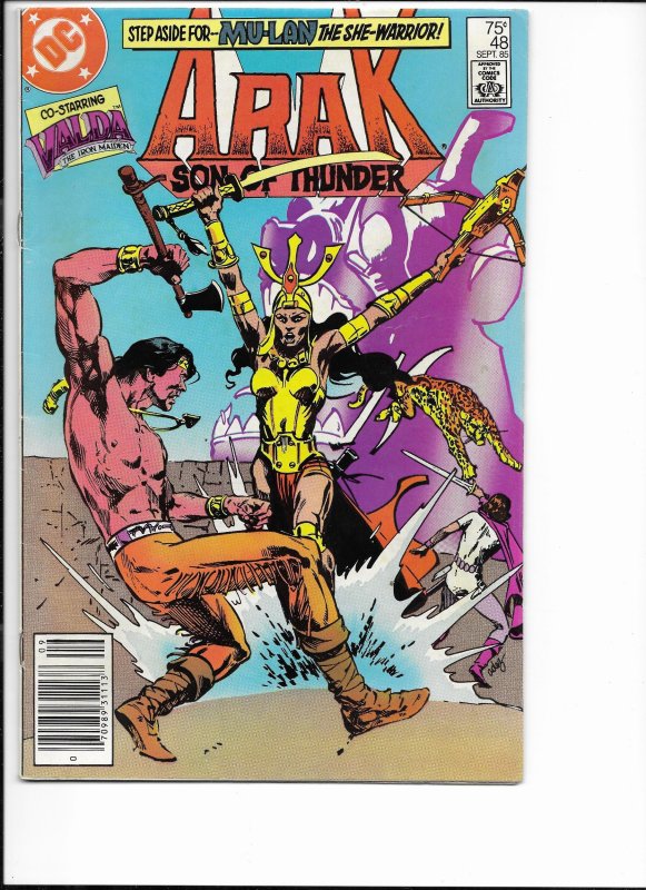 Arak, Son of Thunder #48 Canadian Variant (1985)