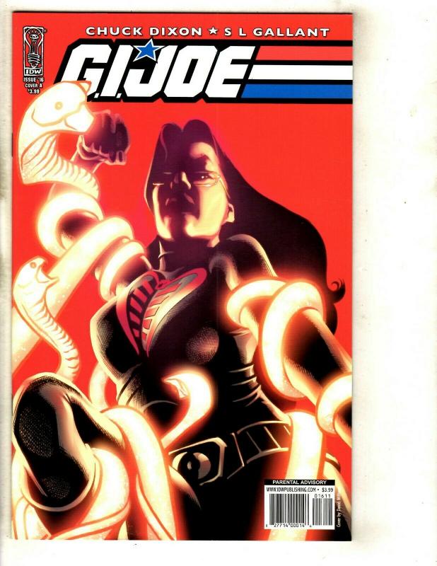Lot Of 7 G.I. Joe IDW Comics # 9 10 12 13 14 15 16 Cobra Military Fiction SM2