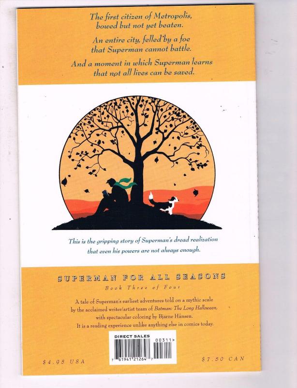 Superman For All Seasons Books # 1 & 3 NM Copies Fall & Spring DC Comic Book JH9