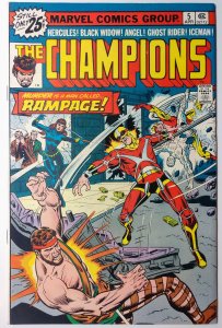 The Champions #5 (8.5, 1976) 1st appearance of Rampage