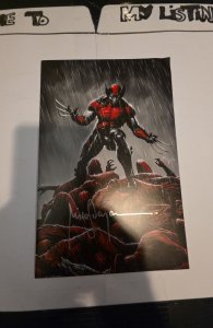 ULTIMATE WOLVERINE #1 MICO SUAYAN MEGACON EXCLUSIVE Signed  VIRGIN VARIANT LTD