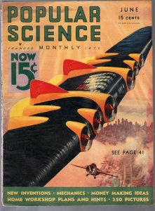 Popular Science 5/1937-Flying Wing-Wittmack-con men-puppets-FN