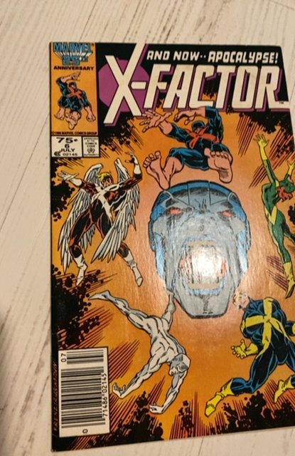 X-Factor #6 (1986)1st apocalypse newstand