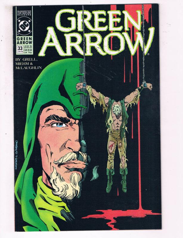 Green Arrow #33 VF DC Comics Arrow TV Show Comic Book Grell DE21