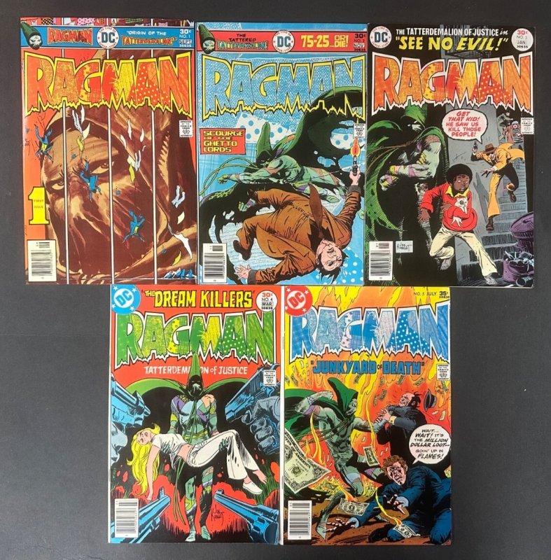 Ragman (1976) #1-5 Complete VF+ Set DC