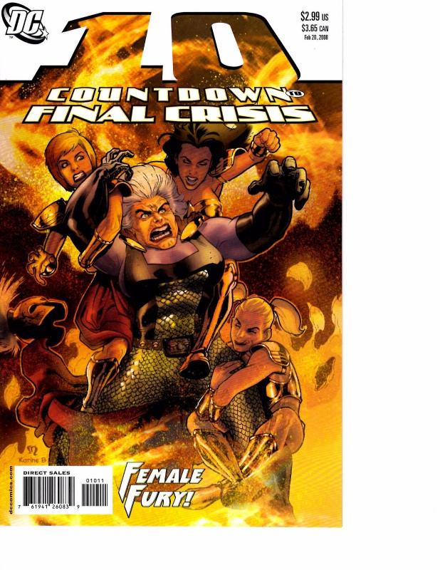 Lot Of 5 Countdown Final Crisis DC Comic Books #11 10 9 8 7  J69 