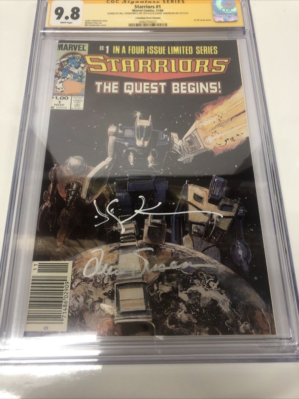 Starriors (1984) # 1 (CGC 9.8 SS) Signed Sienkiewicz Simonson • CPV  • Census= 3