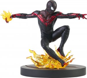 DIAMOND SELECT MARVEL GALLERY PS5 MILES MORALES PVC FIGURE STATUE! SPIDERMAN