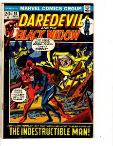 Daredevil # 93 VF Marvel Comic Book Black Widow Defenders Hulk Thor TD6