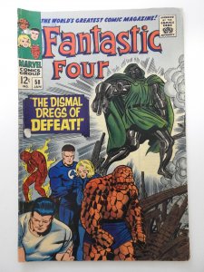 Fantastic Four #58 (1967) 3-Hole Punch Sharp Good+ Condition!