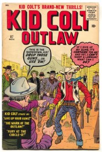Kid Colt Outlaw #87 1959- Kirby-Jack Davis FN