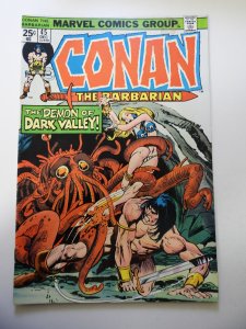 Conan the Barbarian #45 (1974) VG+ Condition moisture stain fc