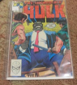 Incredible Hulk comic # 356 1989, Marvel grey hulk MR fixit vegas