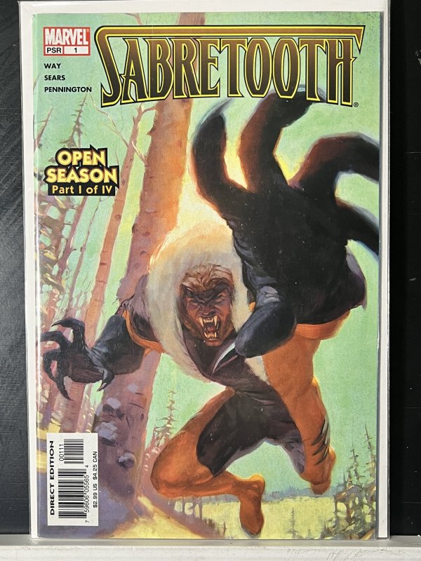 Sabretooth #1 - 4 2nd Series (2004 Marvel) Complete Set