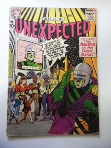 Tales of the Unexpected #25 (1958) GD/VG Cond 1 1/2 tear fc, moisture stains