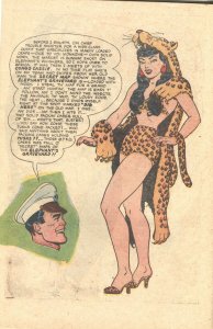 FIGHTING LEATHERNECKS #4-1952-PIN UP GIRL ART-BONDAGE-TORTURE-WAR