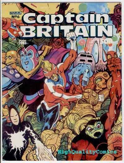 CAPTAIN BRITAIN #6, VF+/NM, Alan Davis, Delano, 1985