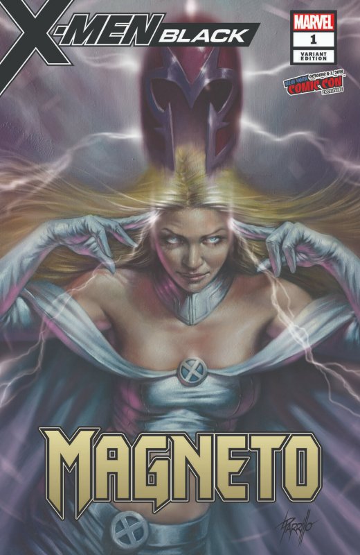 X-MEN BLACK MAGNETO 1 LUCIO PARRILLO NYCC COMICXPOSURE VARIANT