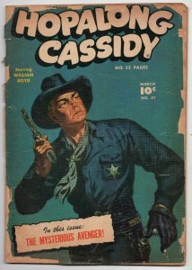 Hopalong Cassidy #41 VINTAGE 1950 DC Comics