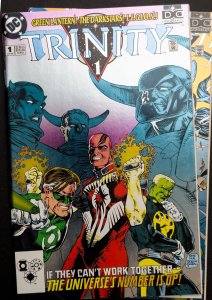 DC Universe: Trinity #1 &2 [Lot 2 bks] Foil Cvrs - VF/NM (1993)