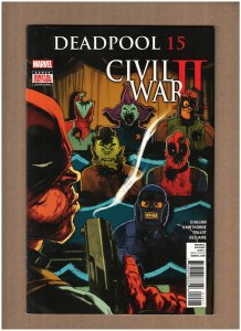 Deadpool #15 Marvel Comics 2016 Civil War II VF+ 8.5