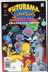 Futurama - Simpsons Infinitely Secret Crossover Crisis #1 (2002) Futurama