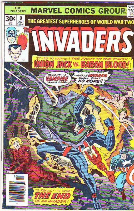 Invaders,The #9 (Oct-76) FN Mid-Grade The Human Torch