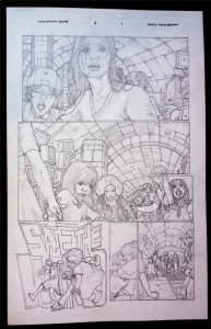 Max Ride First Flight #4  pg 1  Alex Sanchez Pencil  Art James Patterson Maximum