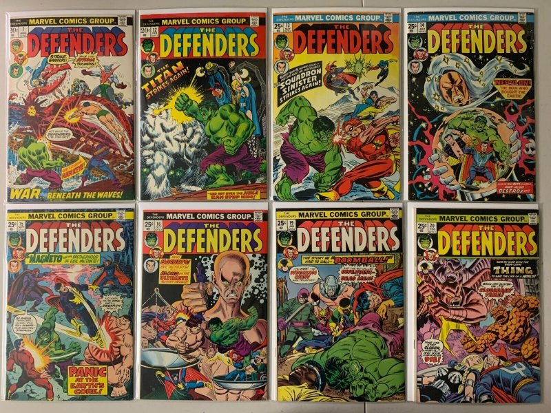 Defenders comics lot #7-50 + 1 annual + 4 giant-size newsstand 42 diff (1972-77)