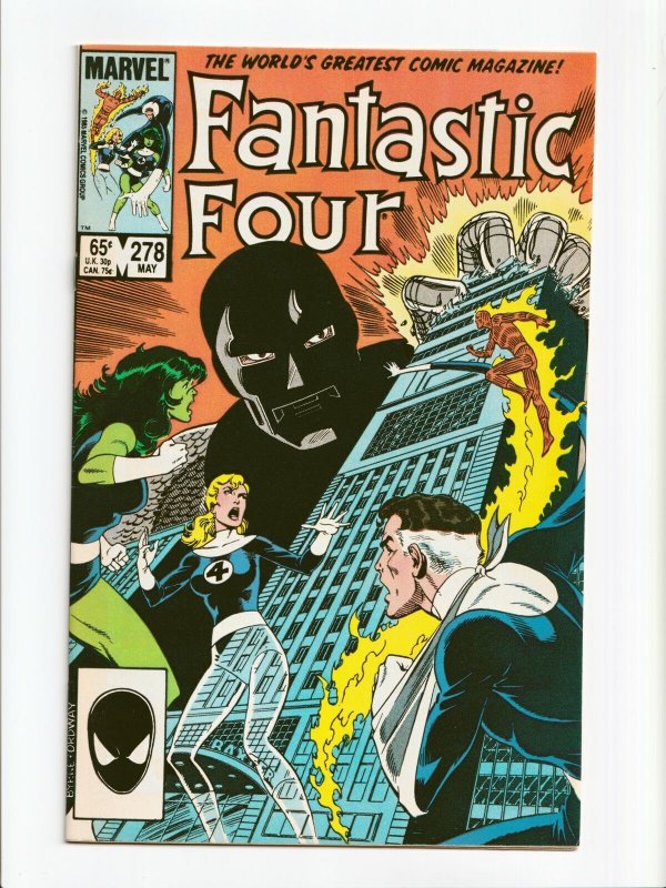 Fantastic Four #278 Origin of Dr. Doom Marvel Comics 1985 NM-