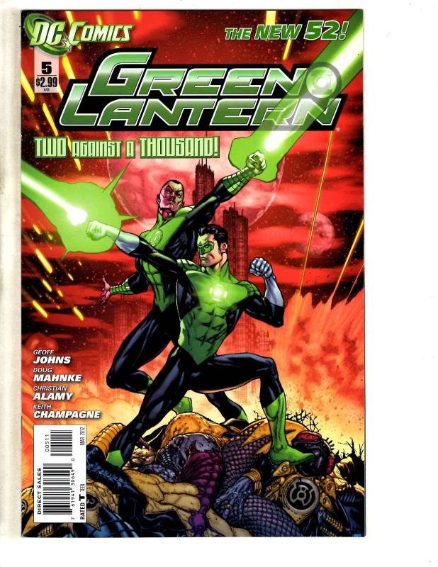 Lot Of 6 Green Lantern DC Comics # 19 10 Rebirth 6 + # 5 10 + # 10 Corps MK7