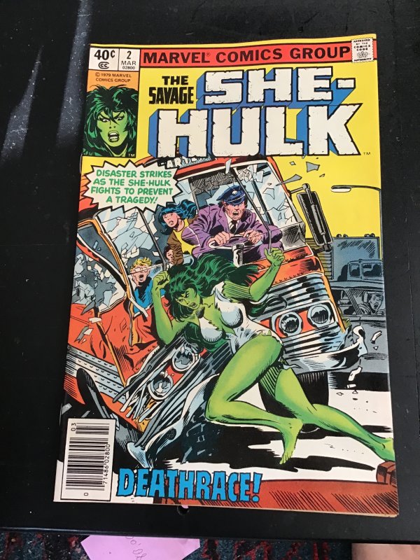 The Savage She-Hulk #2 (1980) Second solo She-Hulk! High grade! VF/NM Wow!