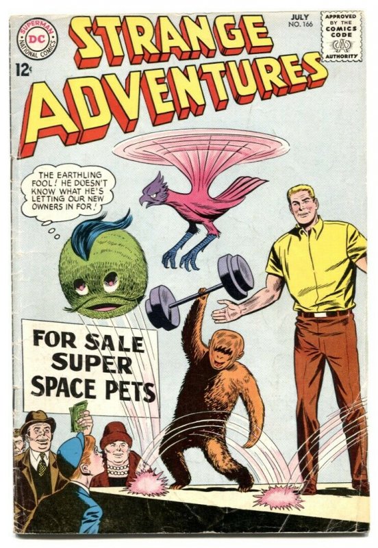 Strange Adventures #166 1964- DC Silver Age VG