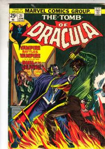 Tomb of Dracula #21 (Jun-74) VF/NM High-Grade Dracula