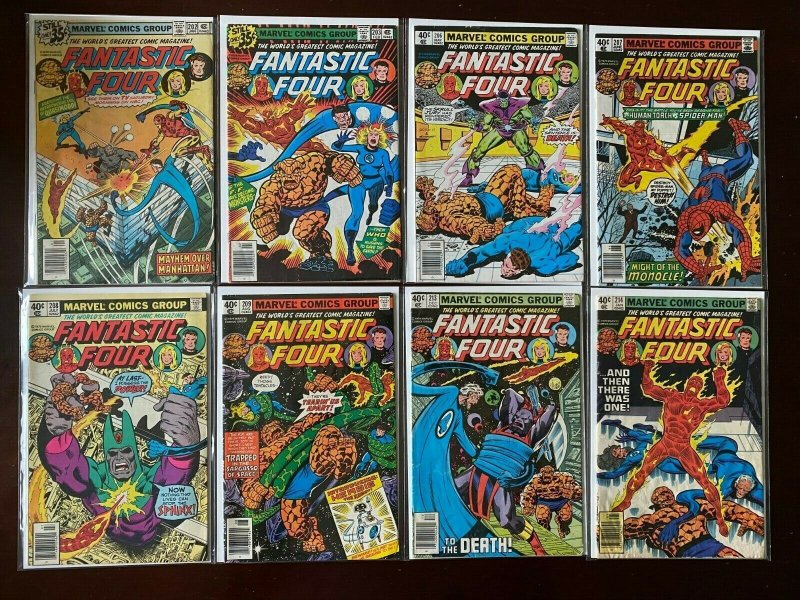 Fantastic Four comic lot 16 diff from:#202-237 avg 5.0 (1979-81)
