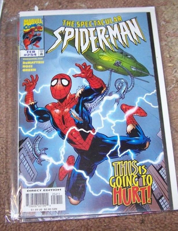 SPECTACULAR  SPIDER-MAN COMIC #  254   1998 MARVEL DR AGNST